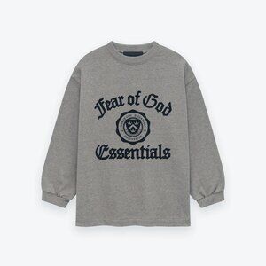 ESSENTIALS Long-sleeved T-shirt with Sanskrit emblem